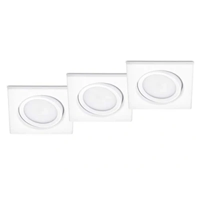 Afbeelding van TRIO RILA Inbouwverlichting Wit mat SMD LED Binnenverlichting Draaibaar