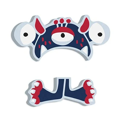 Afbeelding van small foot 12088 ABC letters Monster Al van hout, ideaal als versiering houten letters, decoratie of deurbordje