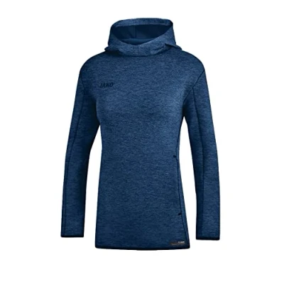 Afbeelding van Sweater met kap Premium Basics Marine gemeleerd / L