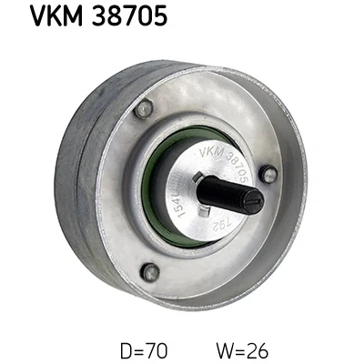 Afbeelding van Skf Geleiderol (poly) V riem VKM 38705