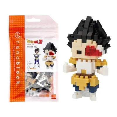 Afbeelding van Bandai NBDB004 Nanoblock NBDB 004 Dragon Ball Z Vegeta Mini Bouwsteenfiguur Constructie Game Kit voor Manga Pixel Figuur NBDB004, Multicolor