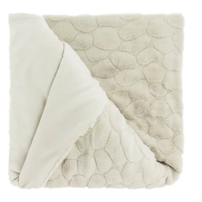 Afbeelding van Unique Living Daaf Plaid 150x200 cm Dove White