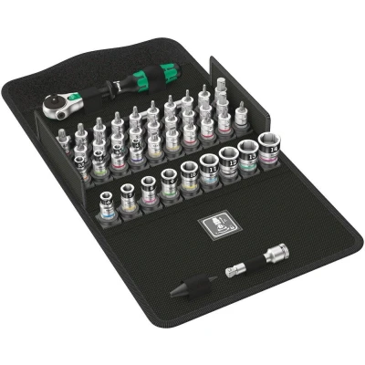 Afbeelding van Wera 8100 SA All in Zyklop Speed 42 delige ratelset met vasthoudfunctie 1/4&quot;