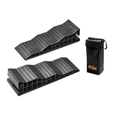 Afbeelding van Froli levelwiggen, set van 2 voor camper, caravan en compensatiewigset, x tredewiggen, 1 wigtas, tot 8000 kg