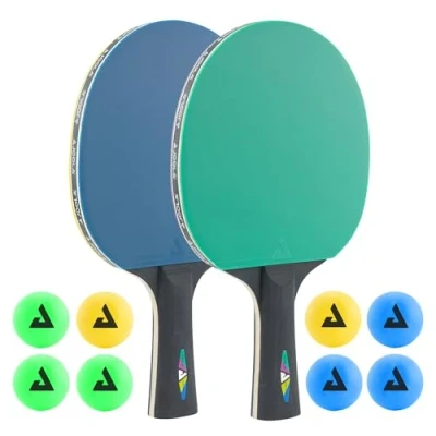 Afbeelding van JOOLA COLORATO set rackets en ballen, unisex, meerkleurig