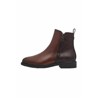 Afbeelding van Marco Tozzi Dames Bootie Zip+Slip 2 25362 43 Modelaarzen, Cognac Comb, 38 EU, Kam, EU