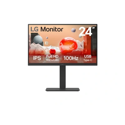 Afbeelding van LG 24BA750 ledmonitor HDMI, DisplayPort, Audio, LAN, USB C