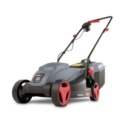 Afbeelding van Powerplus POWEG63705 Elektrische grasmaaier Grasmachine voor kleine en middelgrote tuin 1300W 32cm maaibreedte 30L opvangbak Verstelbare maaihoogte