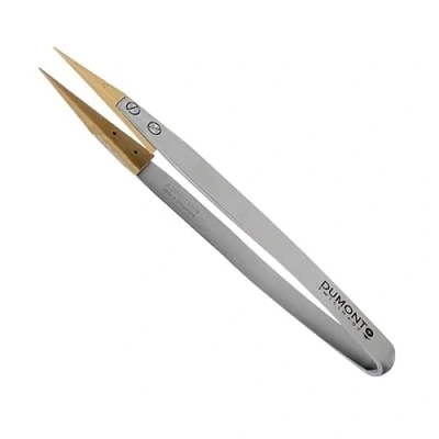 Afbeelding van BUZZUFY Dumont Dumoxel pincet 159 met houten punten voor krasgevoelige componenten 110 mm horlogemakers, Grijs, M