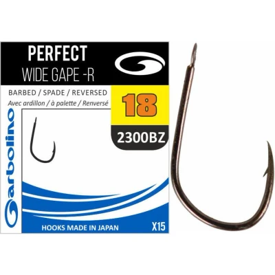 Afbeelding van Garbolino Perfect Wide Gape R Spade Barbed (15 pcs) Maat : 12