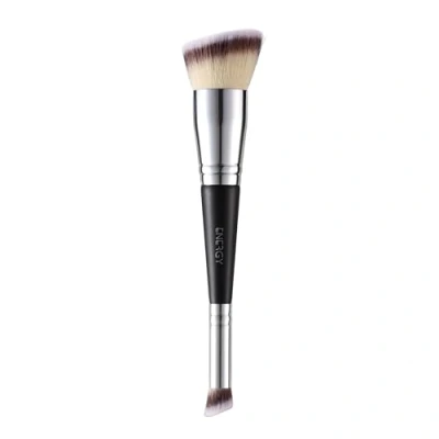 Afbeelding van ENERGY big n small 2 in 1 schuine platte foundationborstel, concealer borstel, make upborstel voor vloeistof, crème, poedermake up