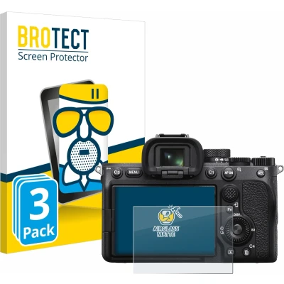 Afbeelding van BROTECT Antireflecterende Glas Screen Protector Mat voor Sony Alpha 7 IV (3 Stuks) Schermbeschermer [Beschermglas Folie niet Gehard Glas]