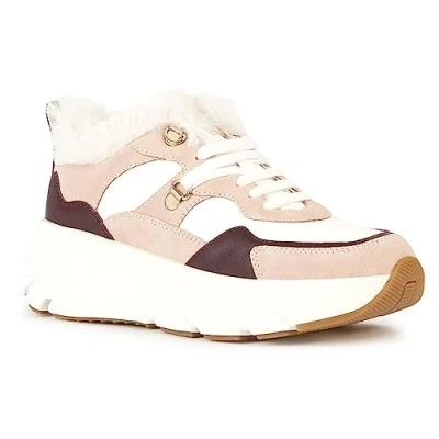 Afbeelding van Geox Diamanta Sneakers Beige,Wit EU 38 Vrouw