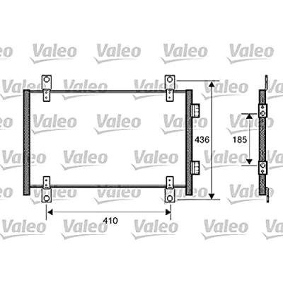 Afbeelding van Valeo Airco condensor 818018