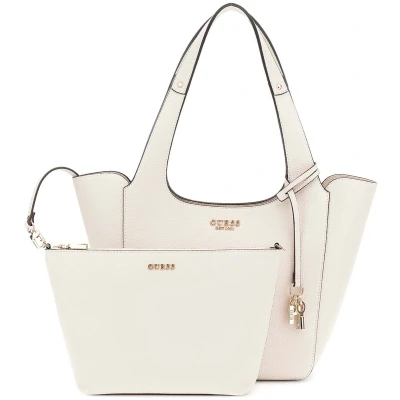 Afbeelding van Guess Helina TOTE SET Handtas, Dames, Maat: One Size, Bone