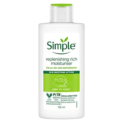 Afbeelding van Simple Gezichtsverzorging rijke hydraterende crème, 125 ml