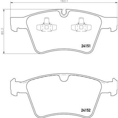 Afbeelding van Brembo Remblokset P 50 115