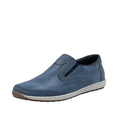 Afbeelding van Rieker Instappers Heren Blauw