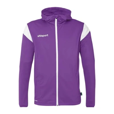 Afbeelding van uhlsport Voetbal Squad 27 Track Hood Jacket Unisex trainingsjack sportjack sweatshirt met capuchon en opstaande kraag