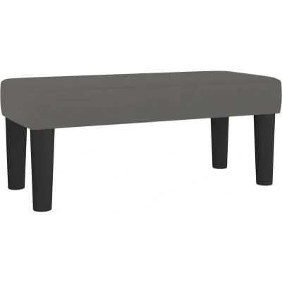 Afbeelding van vidaXL Bankje 70x30x30 cm kunstleer grijs