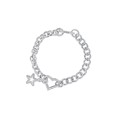 Afbeelding van iXXXi Connect Samengestelde armband Monique Zilver 19cm