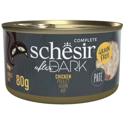 Afbeelding van 12x Schesir After Dark Paté Kip 80 gr
