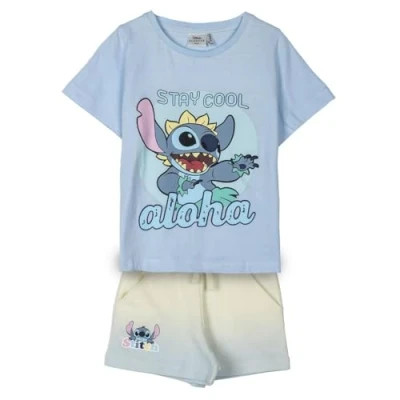 Afbeelding van Pyjama Kinderen Stitch Licht Blauw Maat 5 Jaar