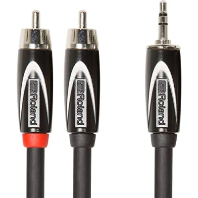 Afbeelding van Roland RCC 10 352RV2 3 m verbindingskabel, 3,5 mm jack naar 2x tulpmiddel