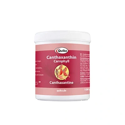 Afbeelding van Quiko Canthaxanthine 100g Carophyll Aanvullend diervoeder voor siervogels met roodfactor