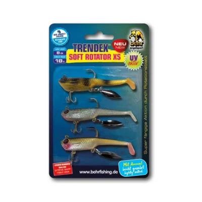 Afbeelding van Behr Trendex Soft Rotator XS Softbait Set 2 Shad