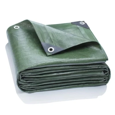 Afbeelding van GardenMate 6x10m Afdekzeil HOME&amp;GARDEN 140g/m2 Groen dekzeil afdekhoes