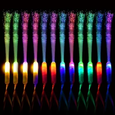 Afbeelding van M.best 72 stks Glow Sticks Party Supplies, 3 Modes Kleurrijke Knipperende LED Light Up Wands voor Gunsten
