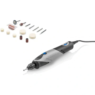 Afbeelding van Dremel 2050 Stylo+ Elektrische Multifunctionele Graveerpen Multitool Graveer Set (met 15 Accessoires voor Graveren Etsen Snijden Polijsten en meer) met kartonnen verpakking veelkleurig