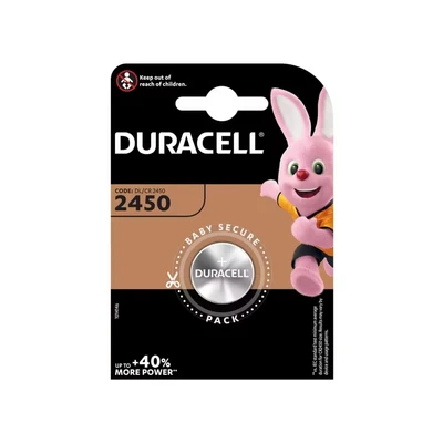 Afbeelding van Duracell Lithium batterij knoopcel CR2450 3V