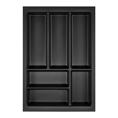Afbeelding van Orga Box Junker SLIM Bestekinzet 325 x 476 mm lavagrijs met parel structuur vor 400 Kast Keuken Besteckkasten passend voor SO ladesysteem