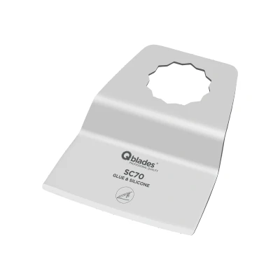 Afbeelding van Qblades SC70 multitool Segmentmes Bol Kit en Lijm 52mm (SuperCut)