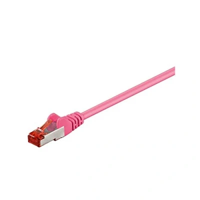 Afbeelding van Goobay CAT 6 Patch Cable, S/FTP (PiMF), magenta 5 m