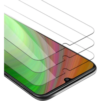 Afbeelding van Cadorabo 3x Screenprotector geschikt voor Samsung Galaxy M31 Beschermende Pantser Film in KRISTALHELDER Getemperd (Tempered) Display beschermend glas 9H hardheid met 3D Touch