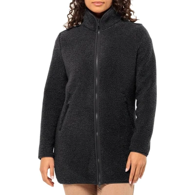 Afbeelding van Jack Wolfskin HIGH CURL COAT Fleecejas, Dames, Maat: XL, Black