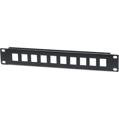 Afbeelding van Intellinet Port Origin patchpaneel UTP 19&quot; 1 HE niet uitgerust 10 poorten zwart inch