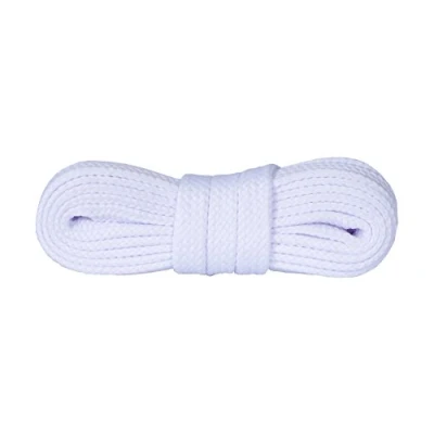 Afbeelding van Kaps Sneakers Veters, duurzame kwaliteit schoenveters voor casual schoenen, gemaakt in Europa, 1 paar, vele kleuren en lengtes (120 cm 47 inch 7 tot 9 oogparen/Wit)