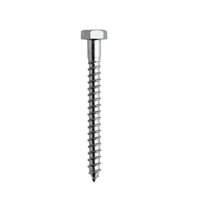 Afbeelding van DOJA Barcelona Zeskantbouten Houtschroeven 7x100 Gegalvaniseerd staal PAKKET 25 Breed gebruik: constructie, houtbewerking, interieurontwerp