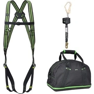 Afbeelding van Kratos Valbeveiliging Harnas Complete Set Basic Valstopblok 2.50 meter