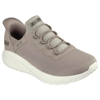 Afbeelding van Skechers Slip ins Bobs Sport dames sneakers beige Maat 39 Extra comfort Memory Foam