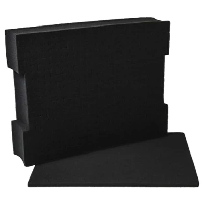 Afbeelding van vhbw Inzet met sokkel compatibel Bosch L BOXX 136 gereedschapskoffer schuim, personaliseerbaar, zwart