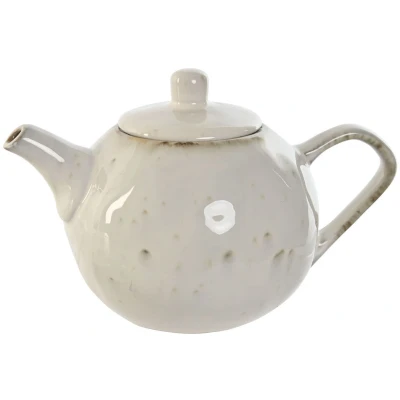 Afbeelding van Theepot Home ESPRIT Wit Keramiek 850 ml
