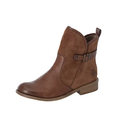 Afbeelding van Rieker dames 727k1 enkellaarzen, Braun Chestnut Reh 22, 36 EU