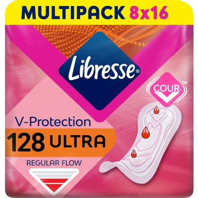 Afbeelding van Libresse Ultra Normal Maandverband 8 x 16 stuks