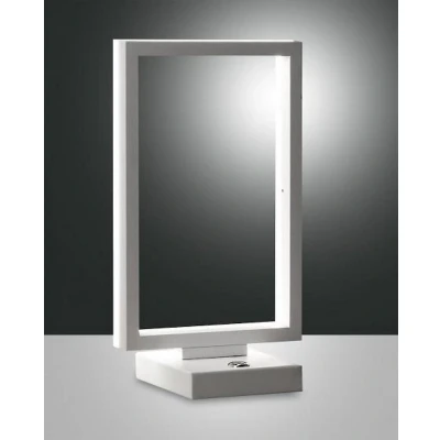 Afbeelding van Fabas Luce LED tafellamp Bard, dimbaar, in wit