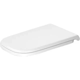 Afbeelding van Duravit D code Vital WC zitting 49x36.1x4.3cm met softclose quickrelease Kunststof wit Glanzend